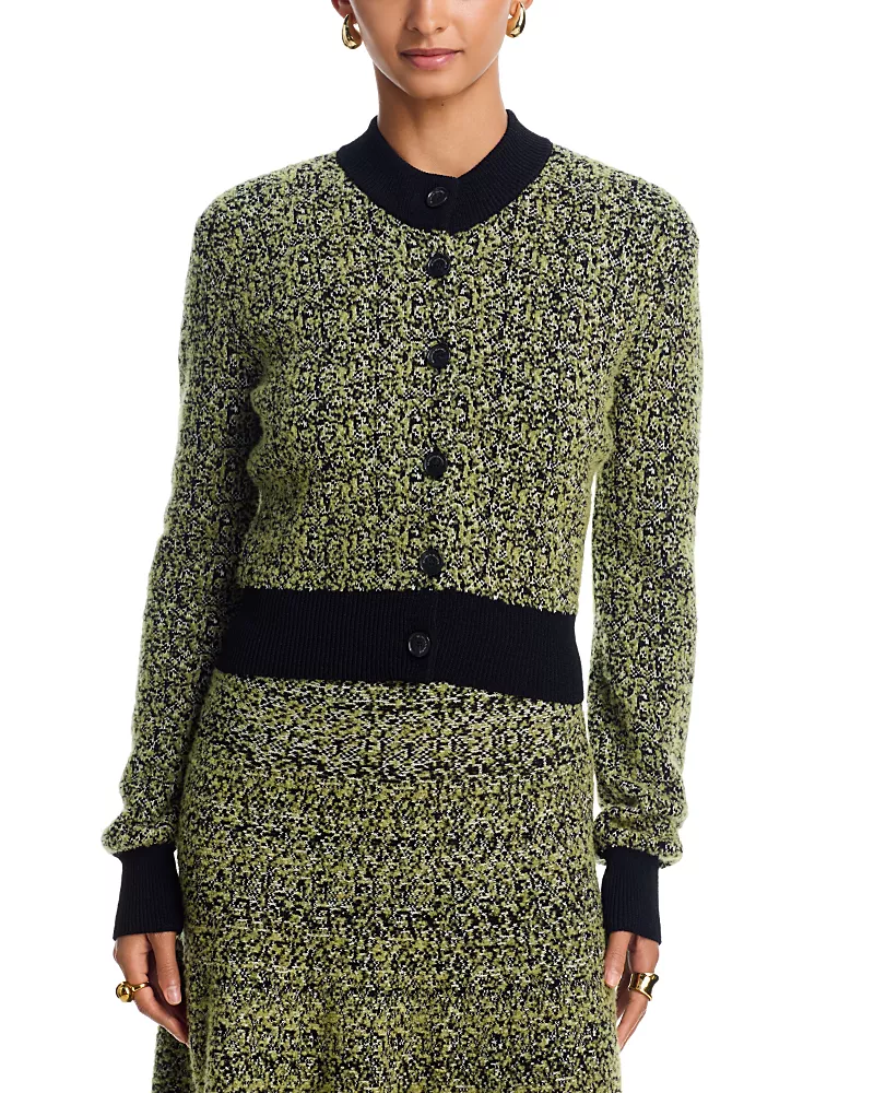 Brandon Maxwell Aubrey Shrunken Cardigan