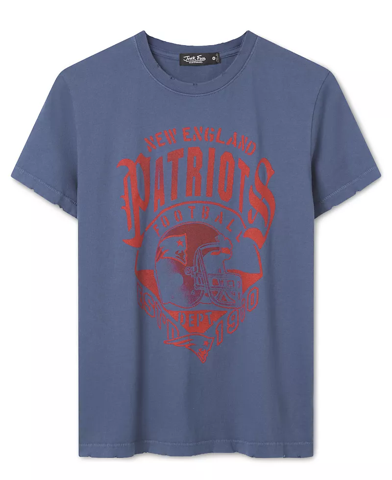 Junk Food Clothing Women's New England Patriots Gridiron Vintage Tee