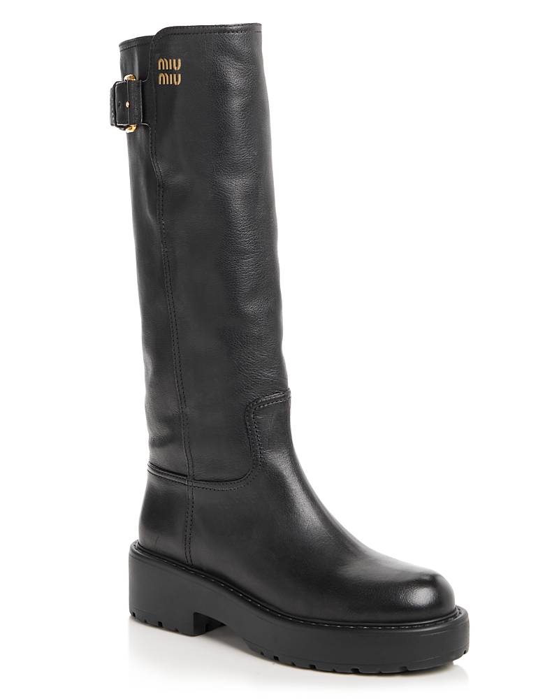Miu Miu Women's Tall Leather Boots
