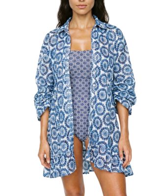  Betty Flounce Sleeve Dress Cover-up
