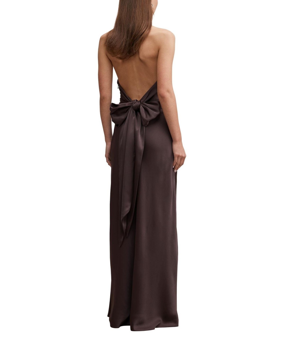 Women's Drew Halter Neck Back Tie Maxi Dress