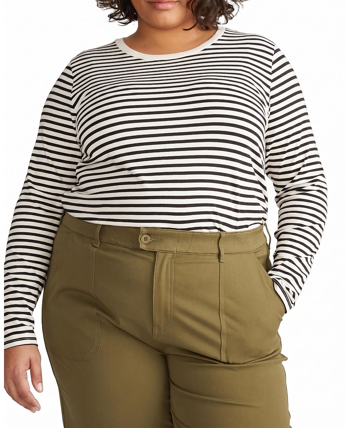 Universal Standard Women's Plus Long Sleeve Tee Rex
