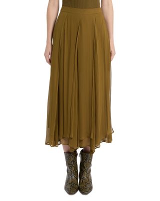  Mllzattera Layered Midi Skirt