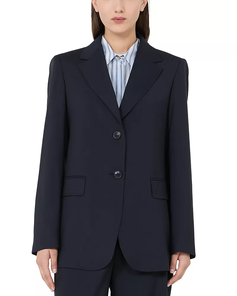 Max Mara Studio Mstassenzi Wool Blazer