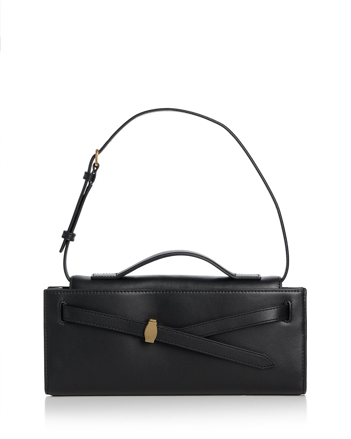 Veronica Beard Dash Leather Clutch