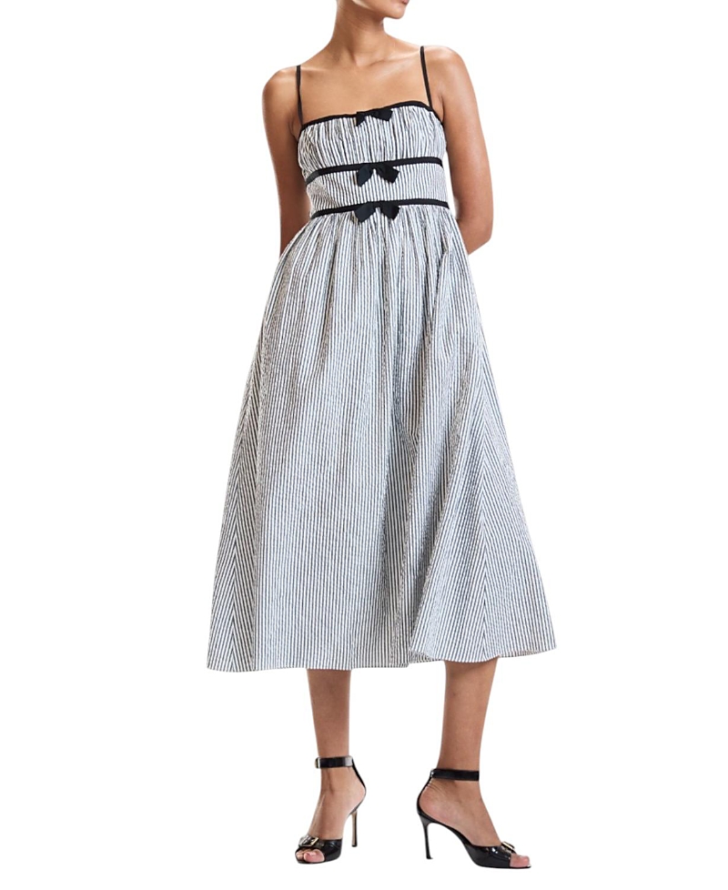 Cynthia Rowley Seersucker Midi Dress