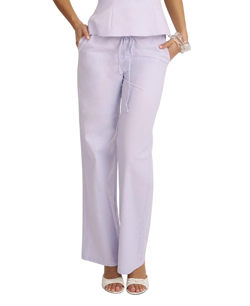 Miss Circle Laureen Linen Straight Pants