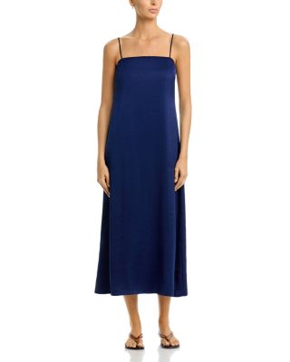 Sleeveless Satin Dress