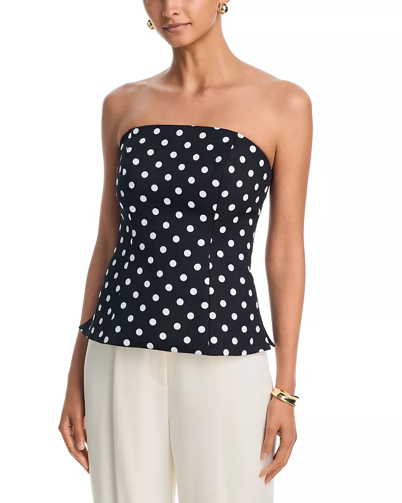 Milly Aiden Polka Dot Top