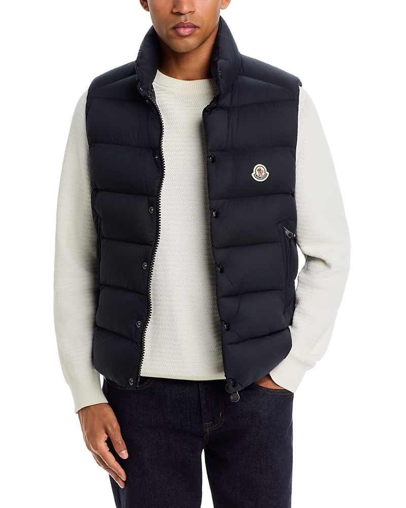 Moncler Tibb Logo Graphic Puffer Vest