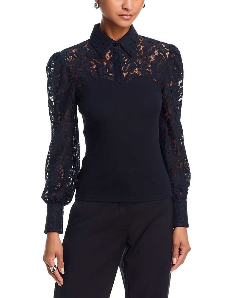 Generation Love Franny Lace Combo Blouse