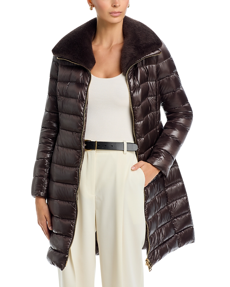 Herno Ultralight Fitted A Line Coat