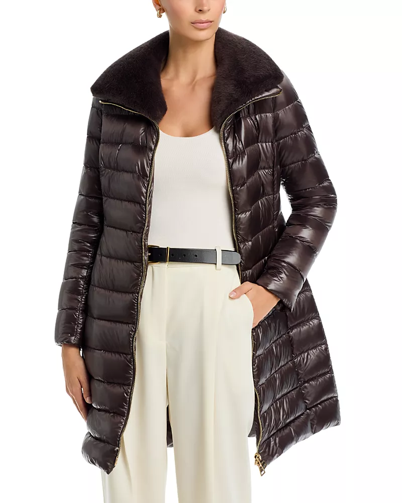 Herno Ultralight Fitted A Line Coat