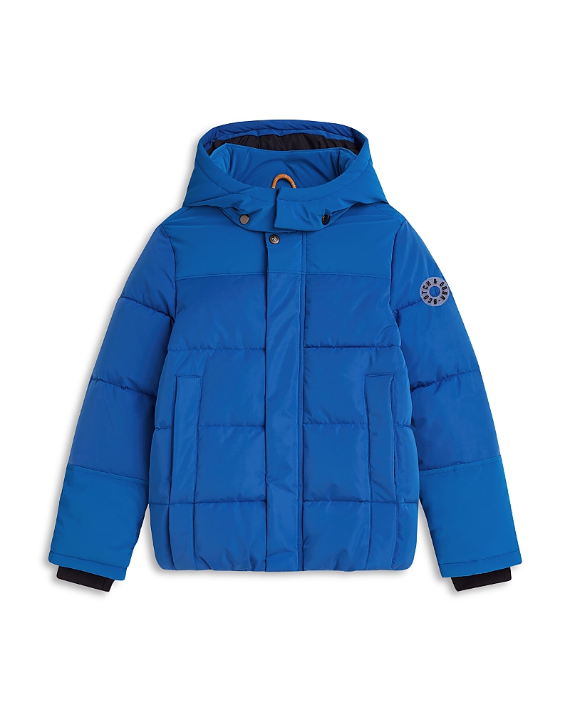Scotch & Soda Boys' Short Puffer Jacket - Little Kid, Big Kid