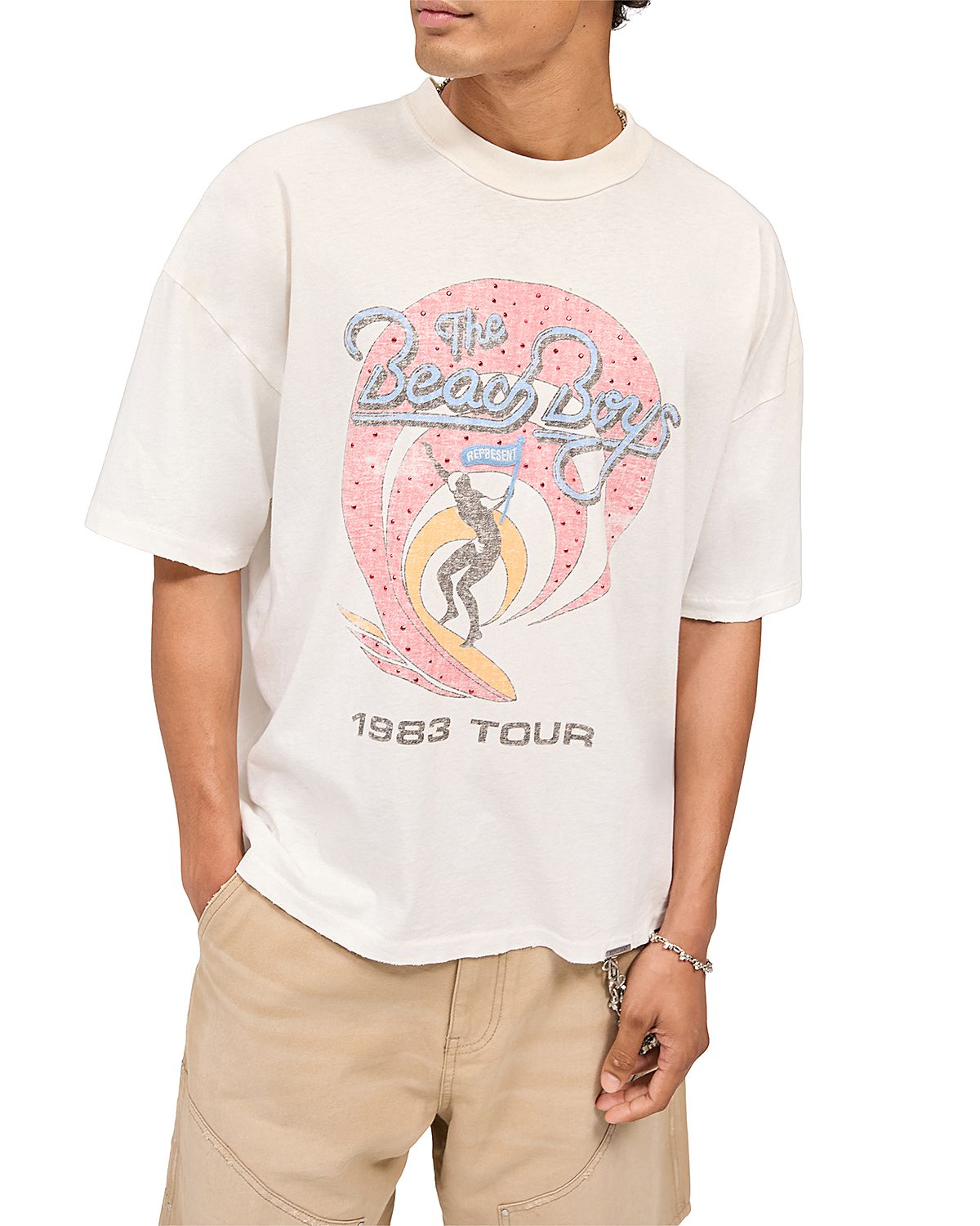 Represent Beach Boys 1983 Tour Logo Graphic T-Shirt