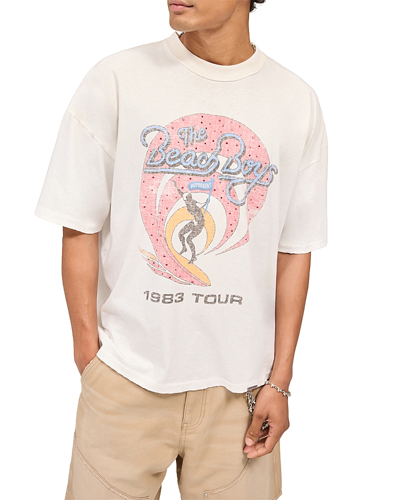 Represent Beach Boys 1983 Tour Logo Graphic T-Shirt