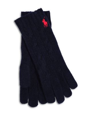 Wool & Cashmere Classic Cable Gloves
