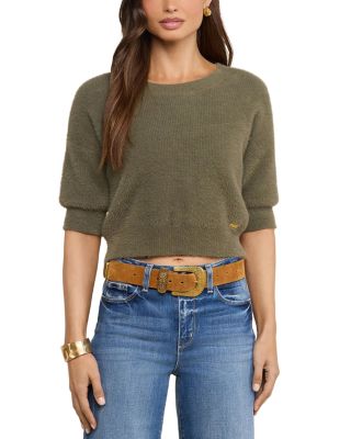 Guinevere Cropped Crewneck Sweater