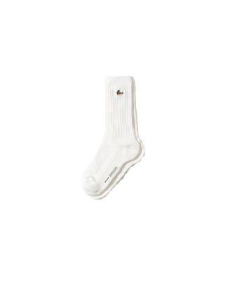  Duck Logo Ribbed Crew Socks
