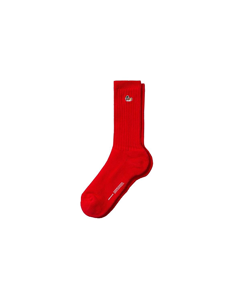 Edmmond Studios Duck Logo Ribbed Crew Socks