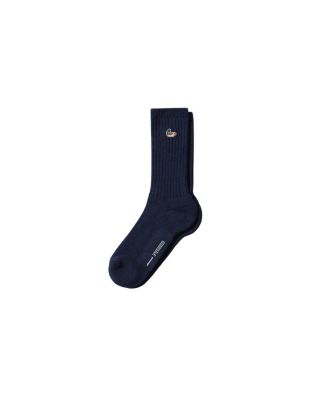 Duck Logo Ribbed Crew Socks