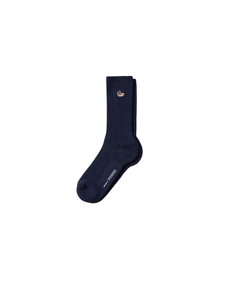 Edmmond Studios Duck Logo Ribbed Crew Socks