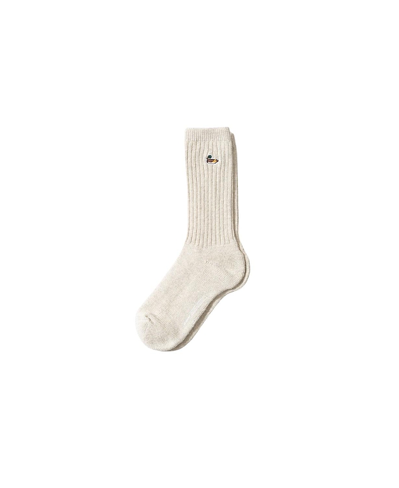 Edmmond Studios Duck Logo Ribbed Crew Socks