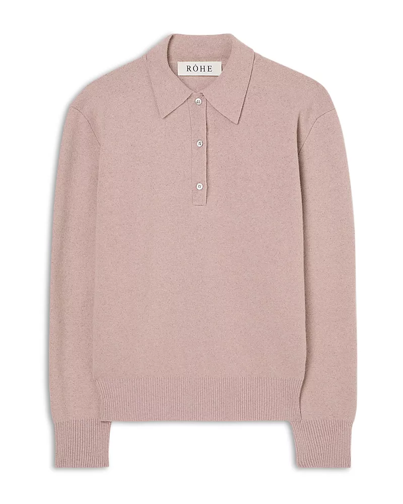 Rohe Compact Mouline Polo Sweater