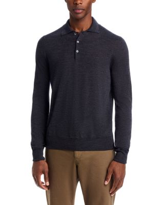 Merino Knit Polo Sweater