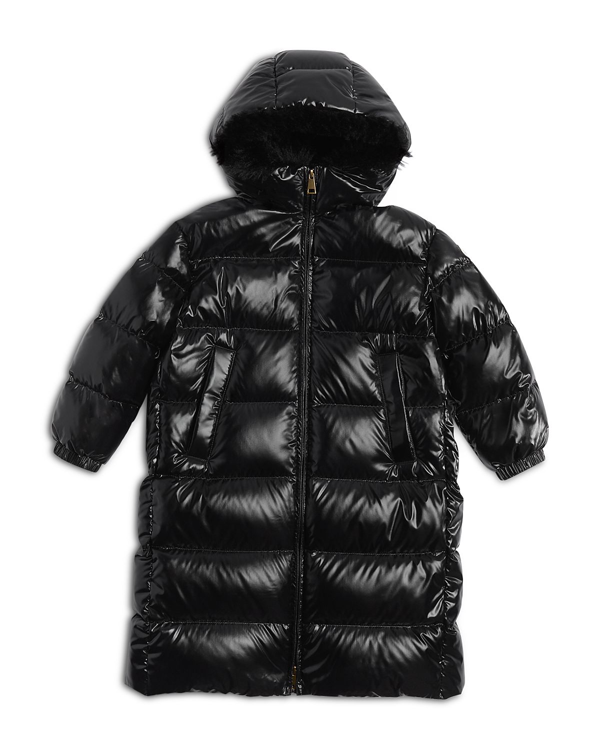 Moncler Girls' Ganevry Long Down Parka - Big Kid
