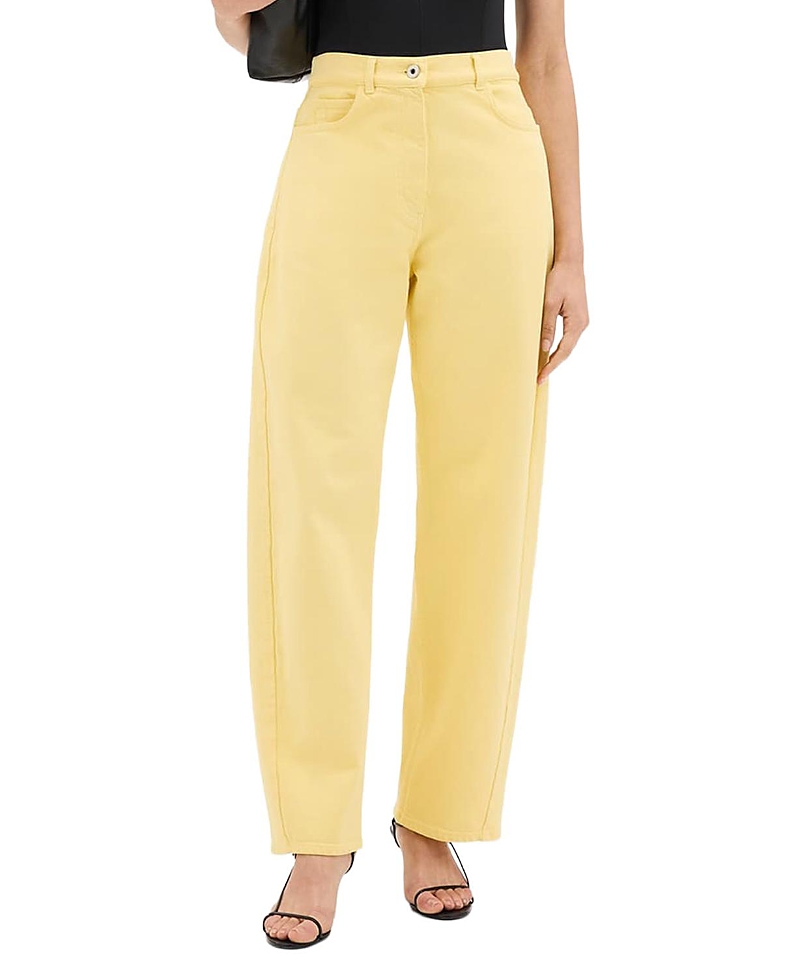 Another Tomorrow Denim Curved Pant