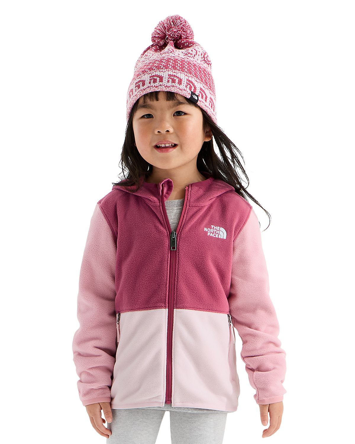 The North Face Unisex Glacier Zip Hooded Jacket - Little Kid