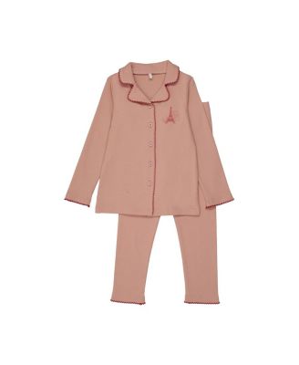 Girls' French Grandpa PJ Set - Baby, Little Kid, Big Kid