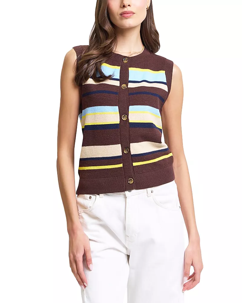 Central Park West Women's Marlon Stripe Shell