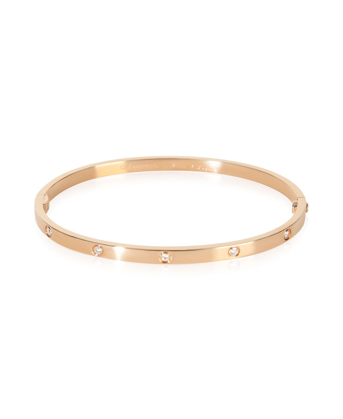 Pre-Owned Cartier Small Model Love 18k Rose Gold Bracelet