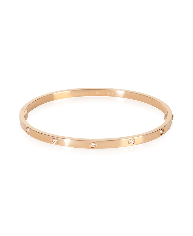 Pre-Owned Cartier Small Model Love 18k Rose Gold Bracelet
