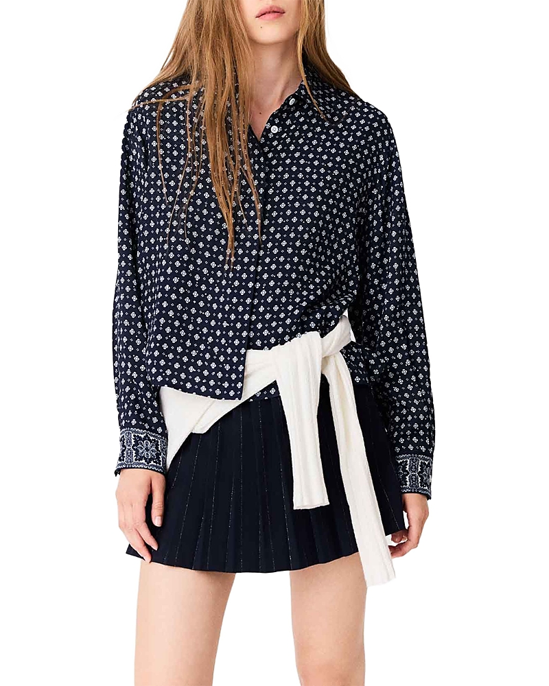 Maje Citeston Embellished Shirt