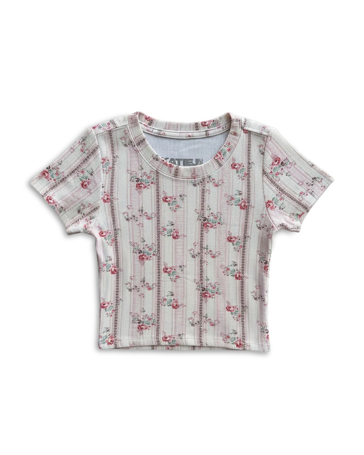 KatieJnyc Girls' Livi Ribbed Tee - Big Kid