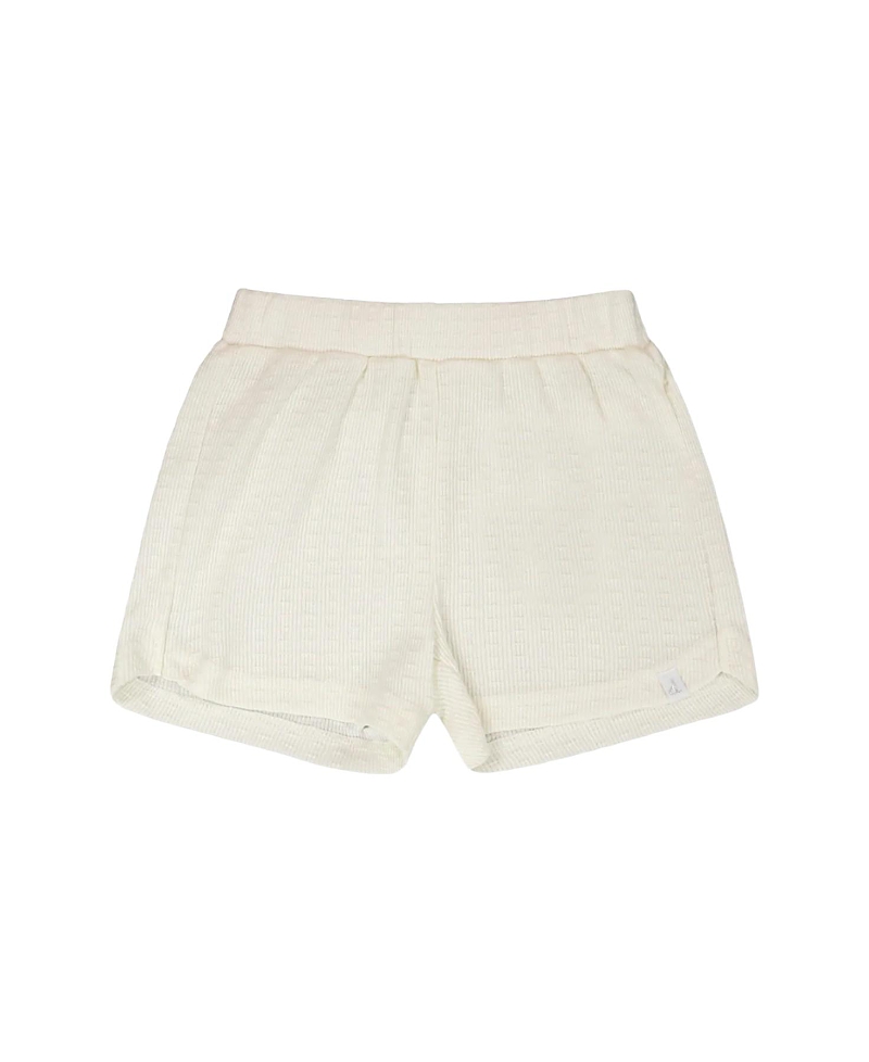 Deux par Deux Girls' Crinkle Jersey Elastic Waist Shorts - Big Kid