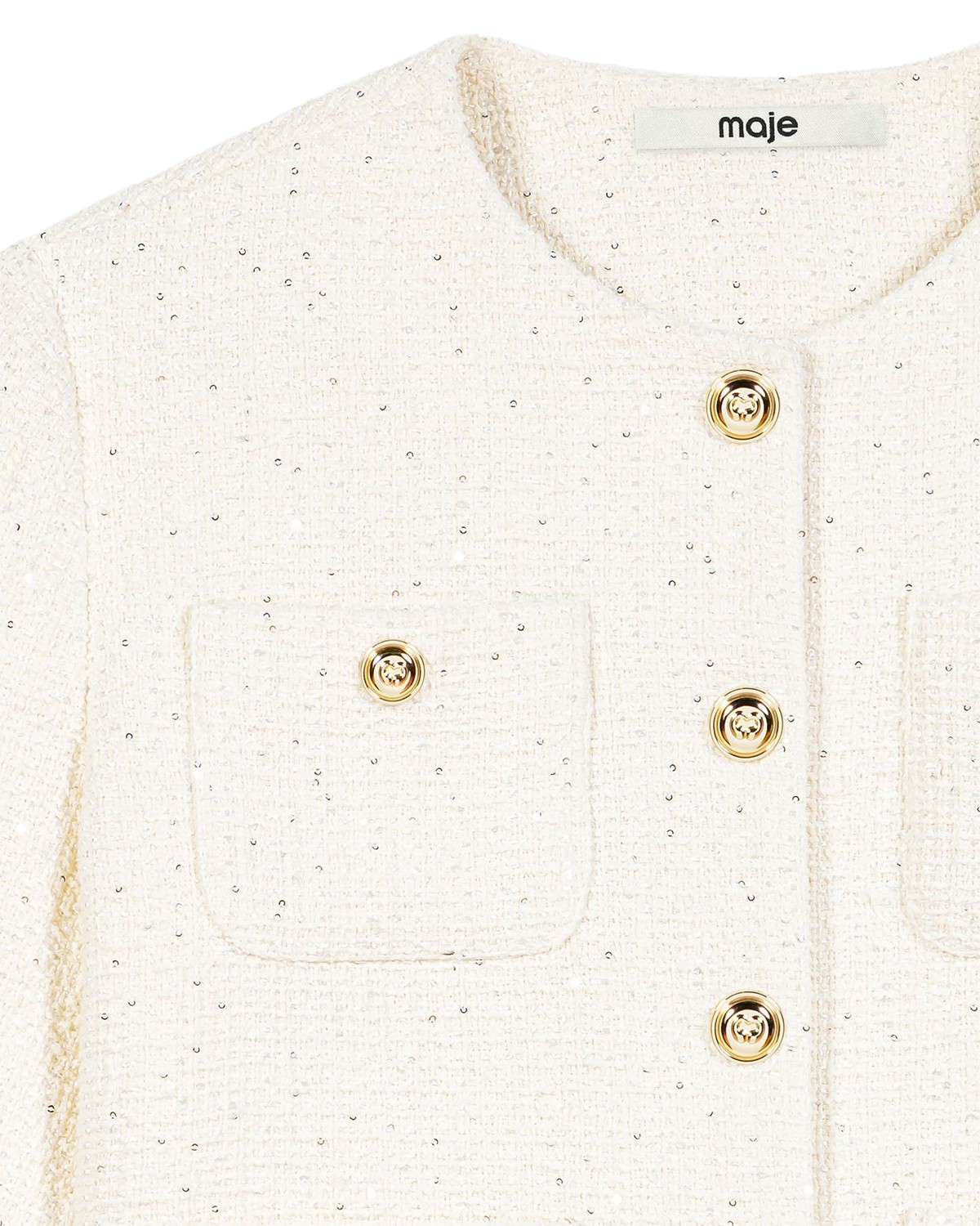 Vitanesse Short Sleeve Tweed Jacket