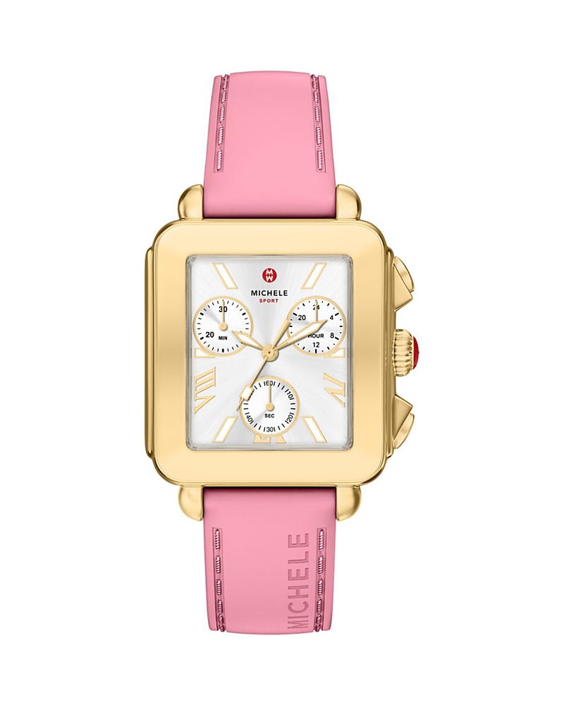 Michele Deco Sport Chronograph, 35mm X 36mm In Multi