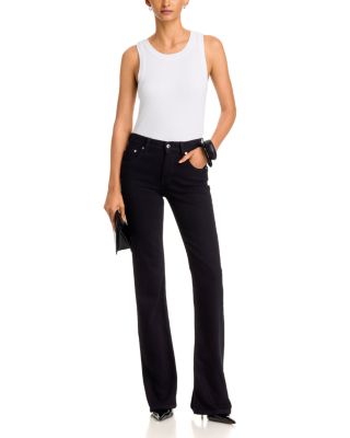 Chewy Low Rise Straight Jeans in Od Black - thumbnail 3