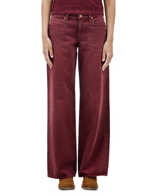 Lexi Mid Rise Straight Jeans in Red Rock Canyon