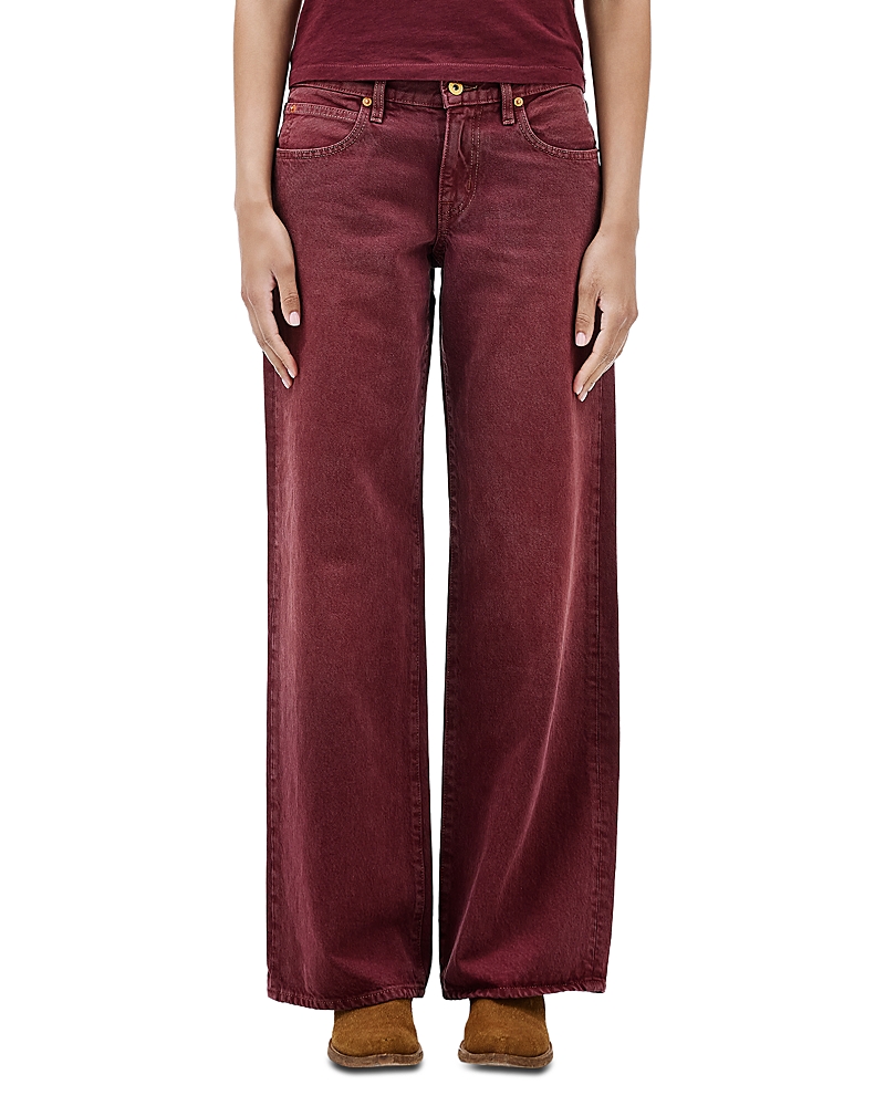 Slvrlake Lexi Mid Rise Straight Jeans in Red Rock Canyon