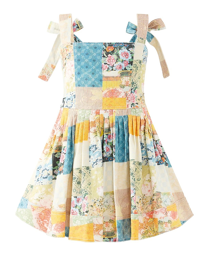 Marlo Kids Girls' Daniella Denim Mini Dress - Little Kid, Big Kid