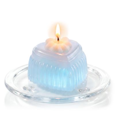 Adoration Blue Heart Jelly Candle 5.28 oz.