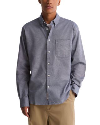 Nevis Woven Textured Cotton Shirt