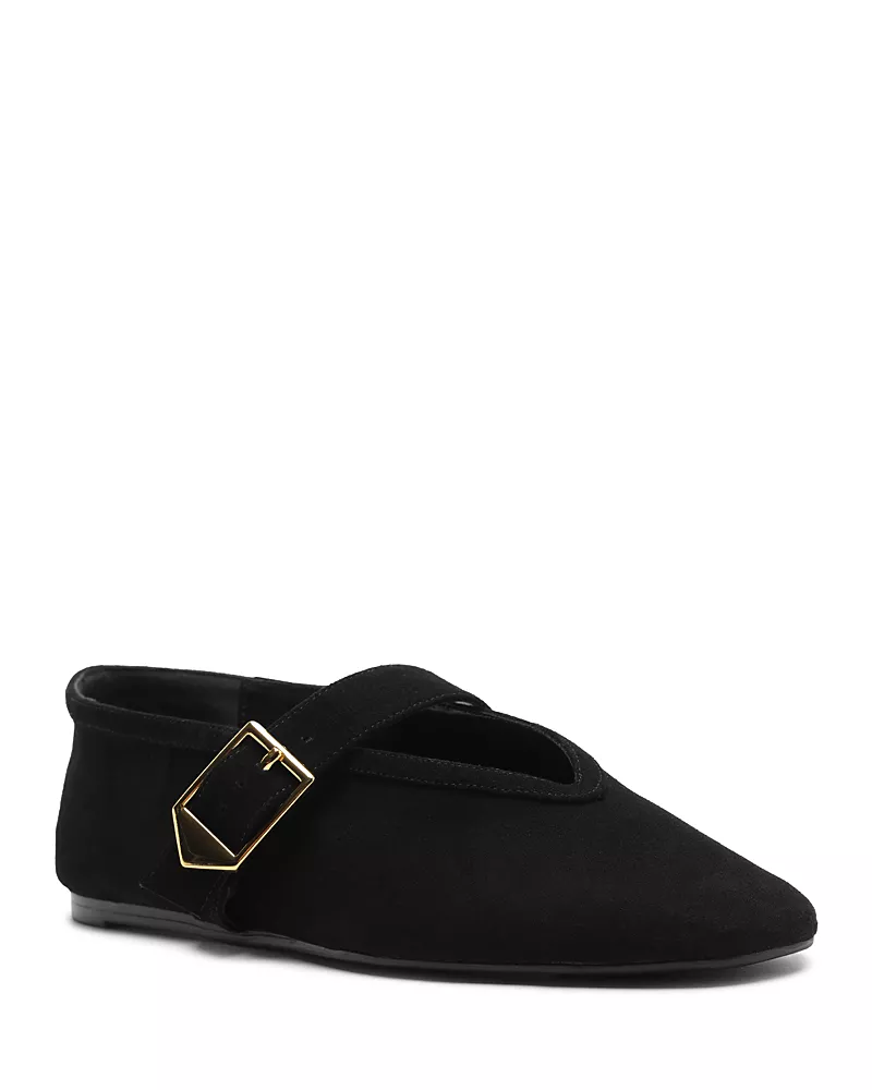Schutz Women's Vick Buckle Ballet Flats