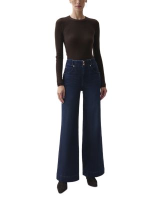 Lana Double Button High Rise Jeans in Starstruck - thumbnail 2