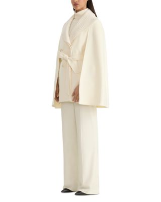 Susie Belted Wool Cape Coat
